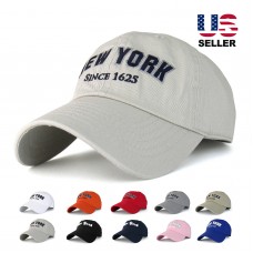   Since 1625 Cotton Vintage Casual Golf NY Baseball Cap Hat Adjustable   eb-65283480